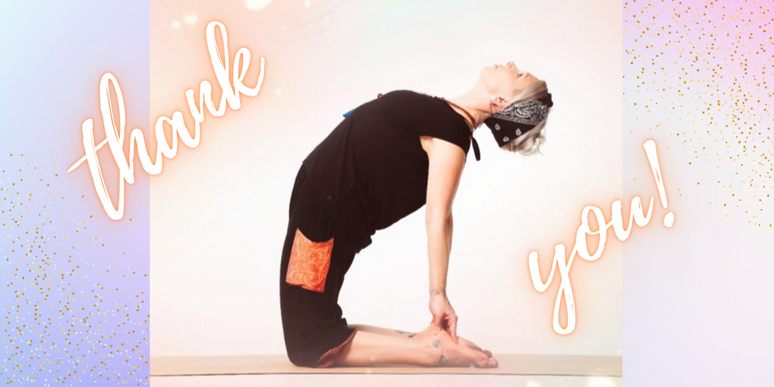 Thank you from Hazel Lily Yoga