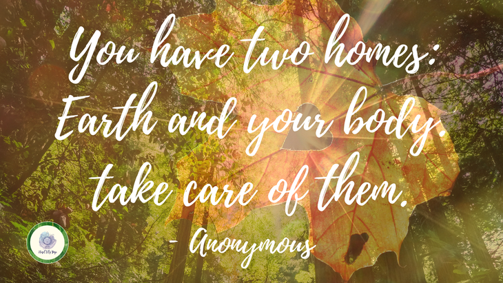 'You have 2 homes: The earth and your body: take care of them' | Hazel Lily Yoga