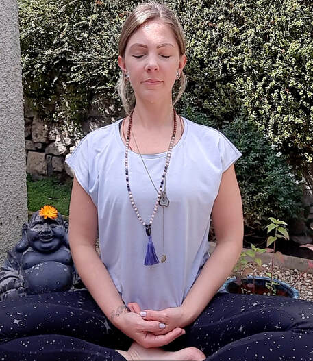 Meditation in Sukhasana | Hazel Lily Yoga