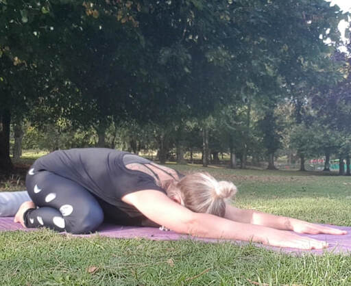4 Yoga poses for back pain during pregnancy | Shashanga Asana | Hazel Lily Yoga